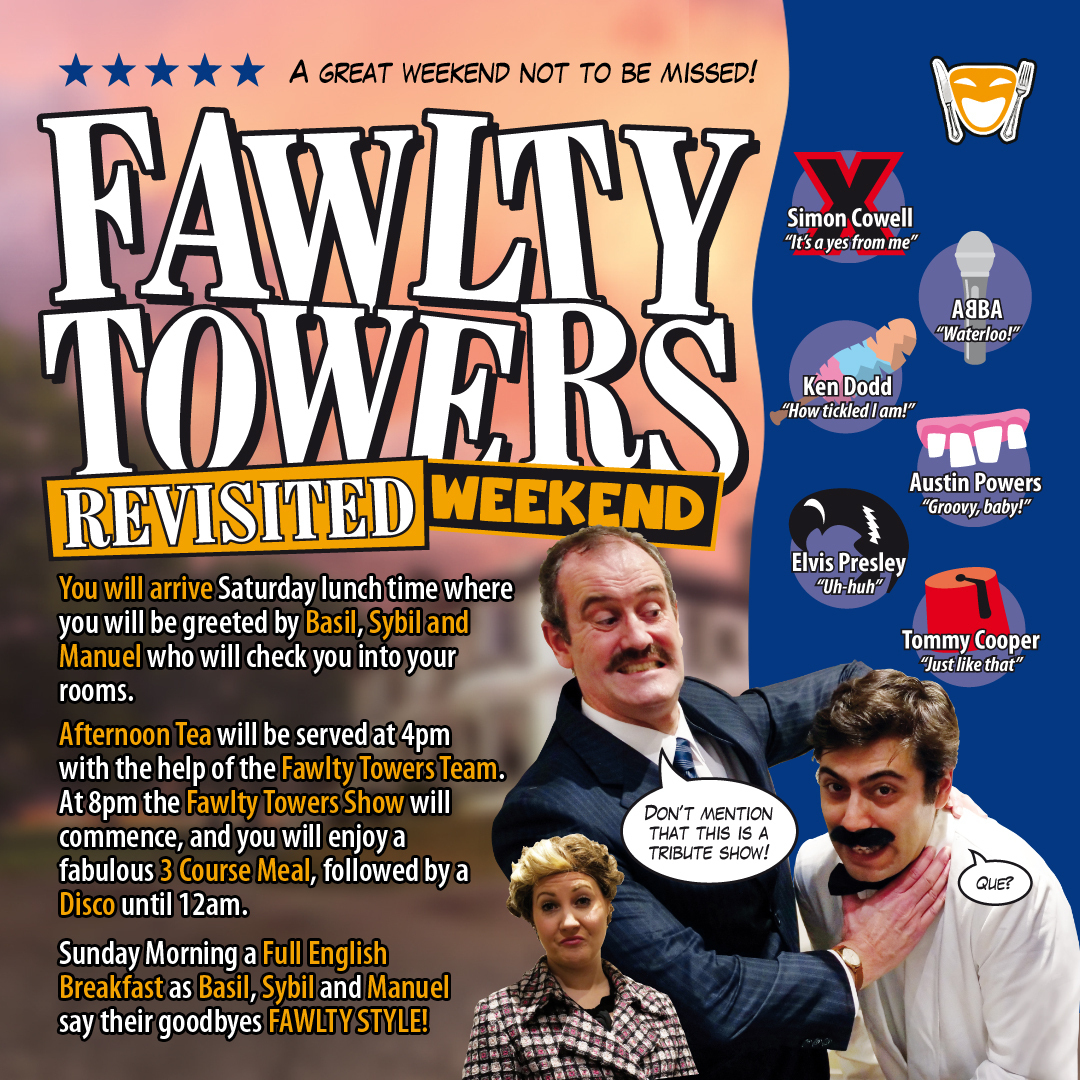 Fawlty Towers Revisited Weekend 01/08/2026 — event image